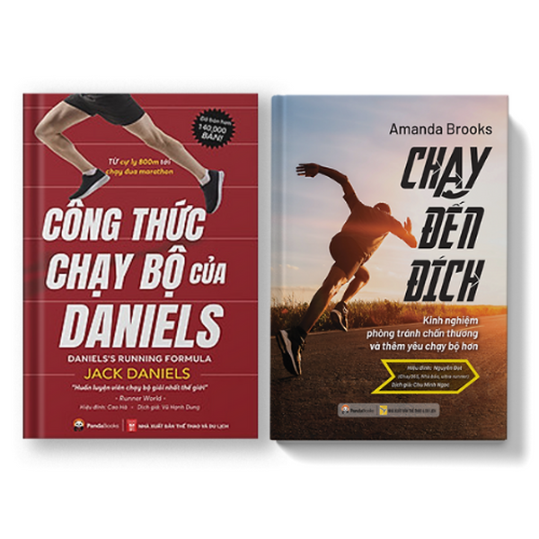 Sách Pandabooks Combo 2 Cuốn Công Thức Chạy Bộ Của Daniel+Chạy Đến Đích