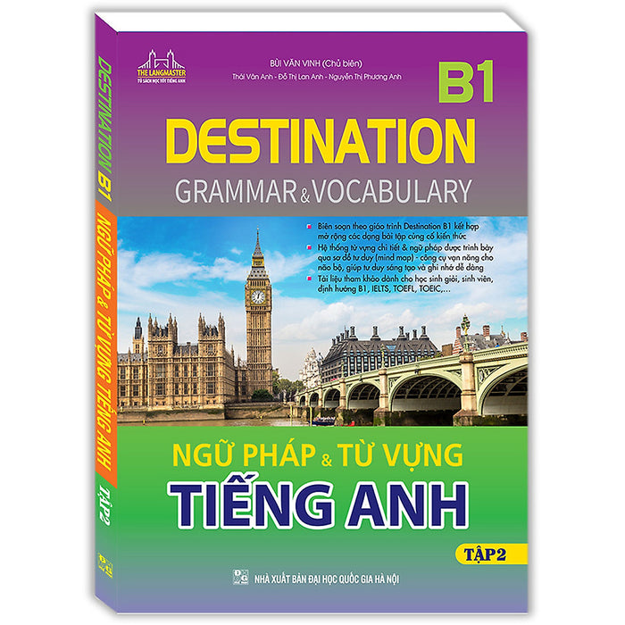 Destination B1 - Ngữ Pháp Và Từ Vựng Tiếng Anh Tập 2