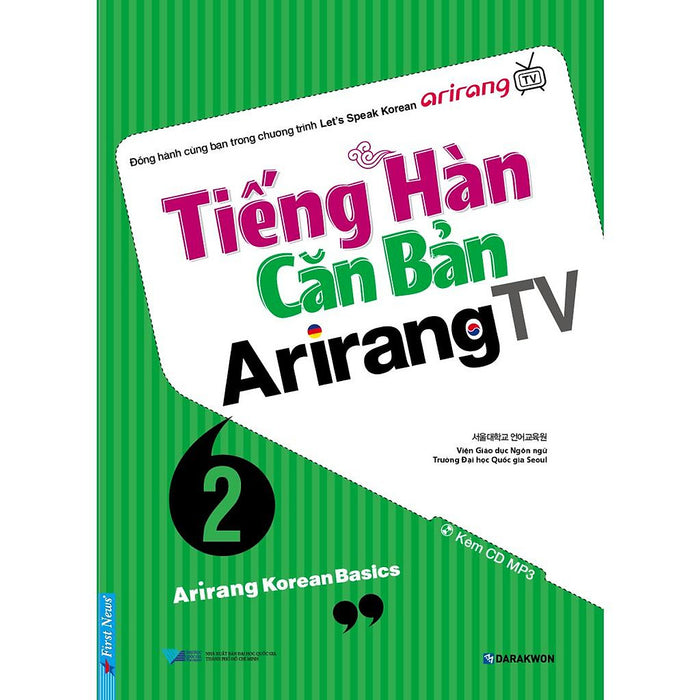 Tiếng Hàn Căn Bản Arirang Tv 2 + Cd Bản Quyền