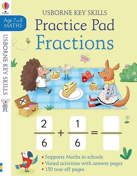 Tiếng Anh: Fractions Practice Pad 7-8