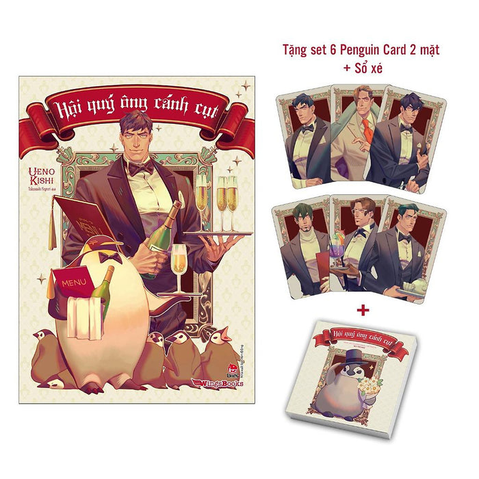 Truyện Tranh Hội Quý Ông Cánh Cụt - Tặng 06 Penguin Card + 01 Sổ Xé - Wingsbooks - Nxb Kim Đồng