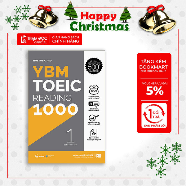 Trạm Đọc Official | Ybm Toeic Reading 1000 - Vol 1