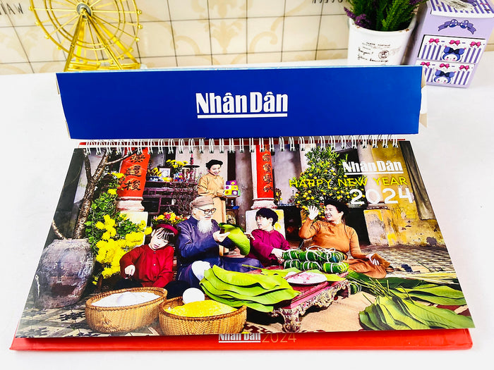 Lịch Để Bàn Nhân Dân ( Kèm Hộp )