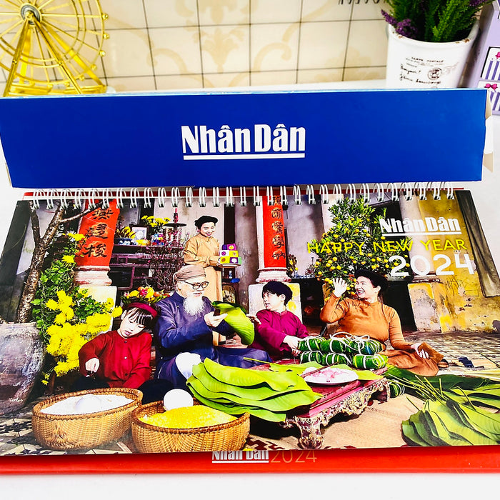 Lịch Để Bàn Nhân Dân ( Kèm Hộp )