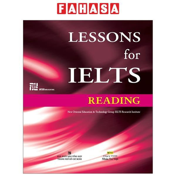 Lessons For Ielts Reading (Tái Bản 2023)