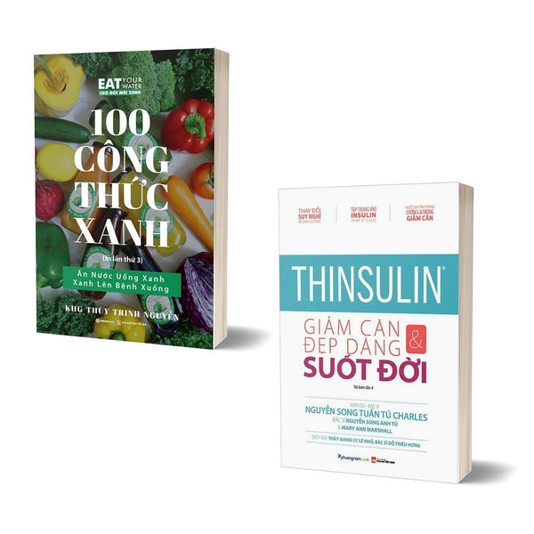 Combo 100 Công Thức Xanh + Thinsulin - Giảm Cân Và Đẹp Dáng Suốt Đời
