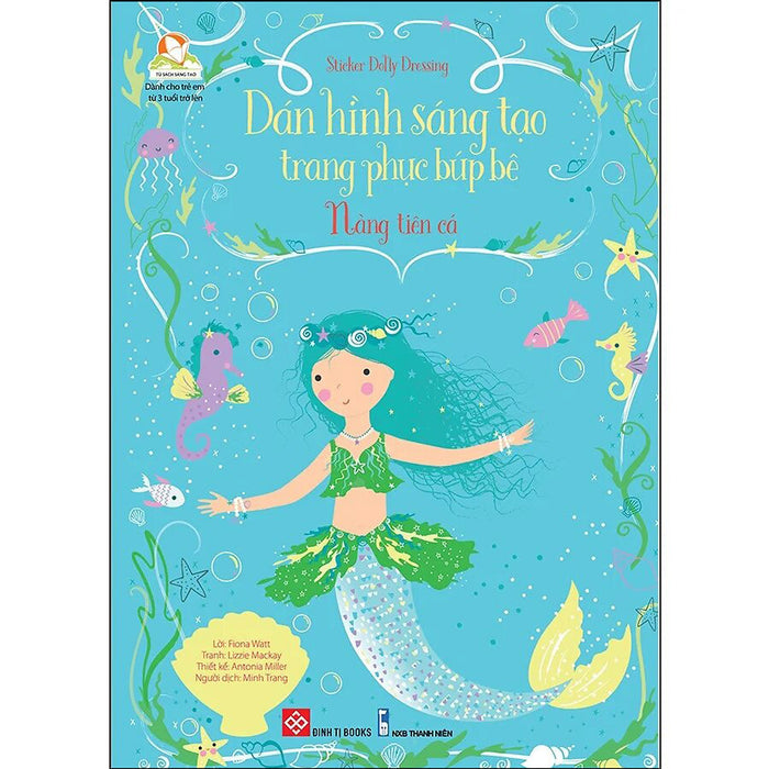 Sticker Dolly Dressing - Dán Hình Sáng Tạo Trang Phục Búp Bê - Nàng Tiên Cá