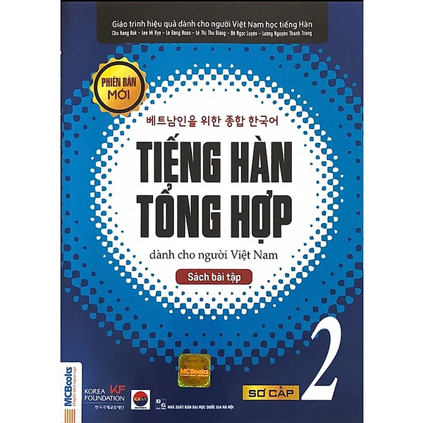 Sách Tiếng Hàn Tổng Hợp Dành Cho Người Việt Nam - Sách Bài Tập Sơ Cấp 2 (Tặng Kèm Bộ Bookmark Love Book)