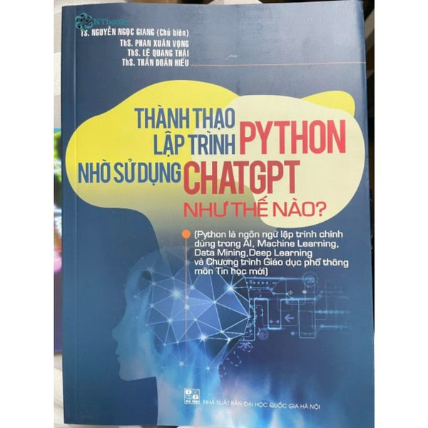 Sách Thành Thạo Lập Trình Python Nhờ Sử Dụng Chat Gpt Như Thế Nào?