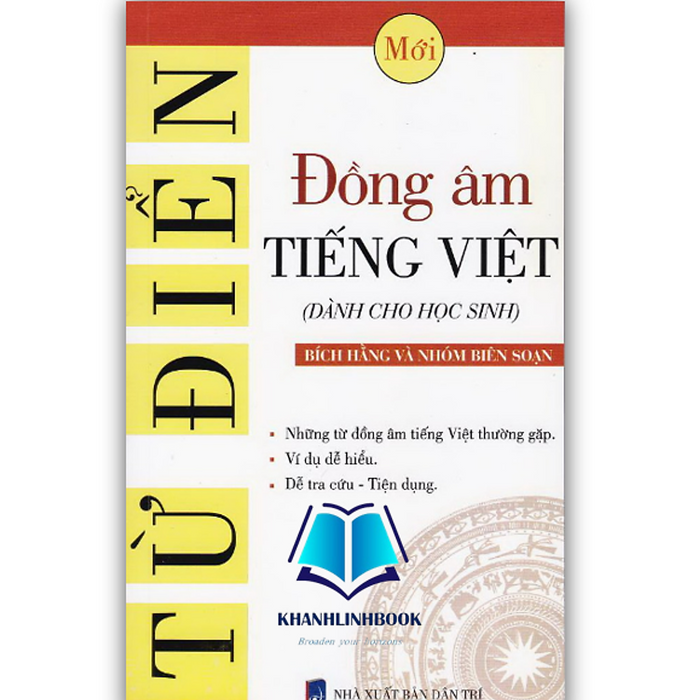 Sách - Từ Điển Đồng Âm Tiếng Việt (Dành Cho Học Sinh)