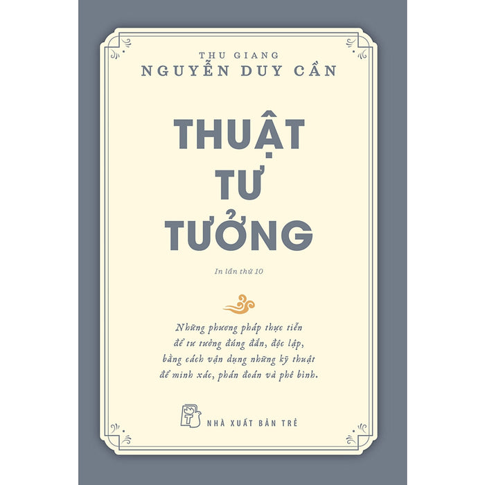 Thuật Tư Tưởng (Tái Bản)