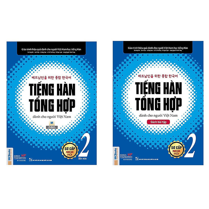 Sách Tiếng Hàn Tổng Hợp Sơ Cấp 2 Dành Cho Người Việt Nam (Phiên Bản Màu) + Sách Bài Tập 2