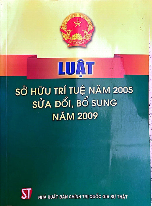 Luật Sở Hữu Trí Tuệ Năm 2005 Sửa Đổi, Bổ Sung Năm 2009