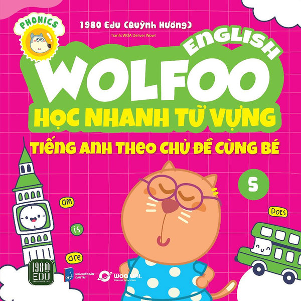 Sách - Wolfoo English – Học Nhanh Từ Vựng Tiếng Anh Theo Chủ Đề Cùng Bé 5