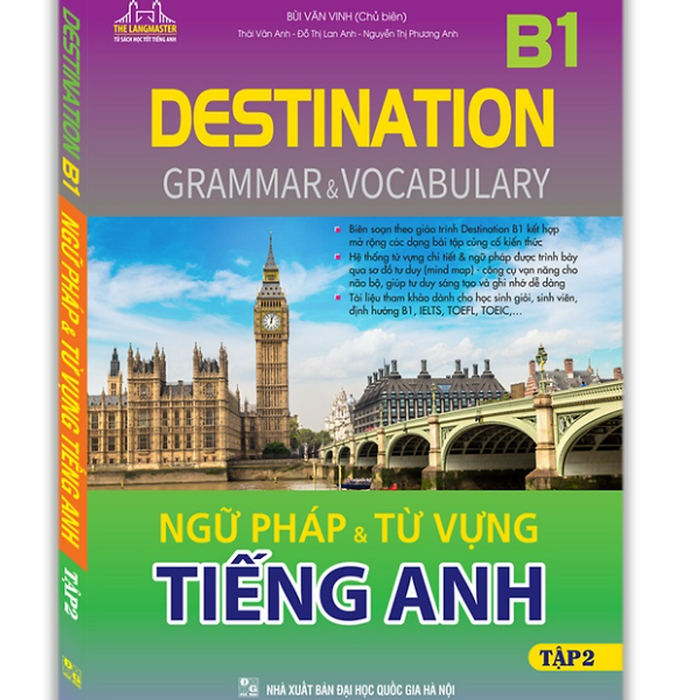 Sách - Destination B1 Ngữ Pháp Và Từ Vựng Tiếng Anh ( Tập 2 )