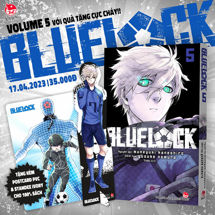 Bluelock 5 Blue Lock 5 - Kèm Postcard, Standee