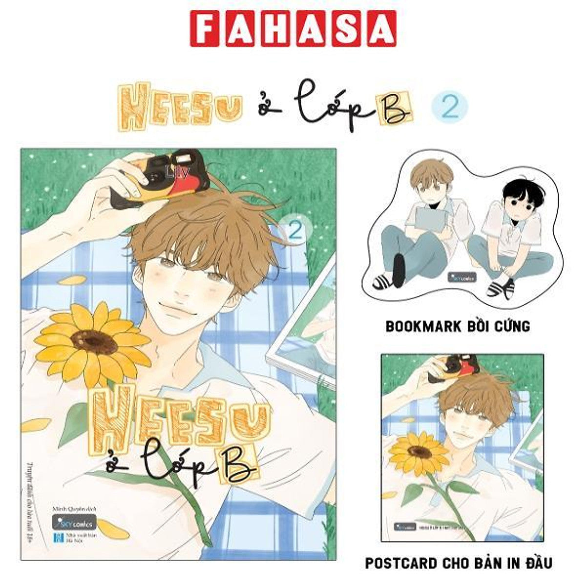 Heesu Ở Lớp B - Tập 2 - Tặng Kèm Bookmark Bế Hình Bồi Cứng + Postcard Bồi Cứng