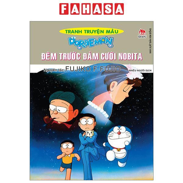 Doraemon Tranh Truyện Màu - Đêm Trước Đám Cưới Nobita (Tái Bản 2023)