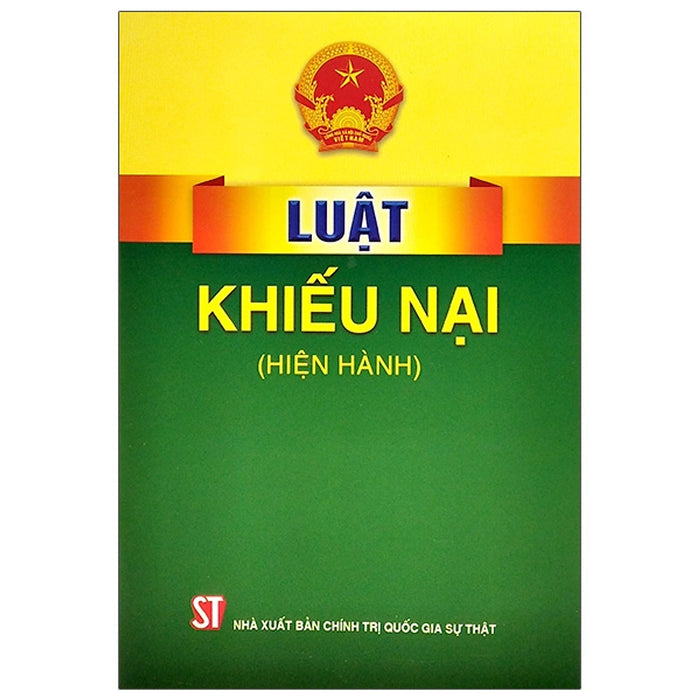 Luật Khiếu Nại (Hiện Hành)