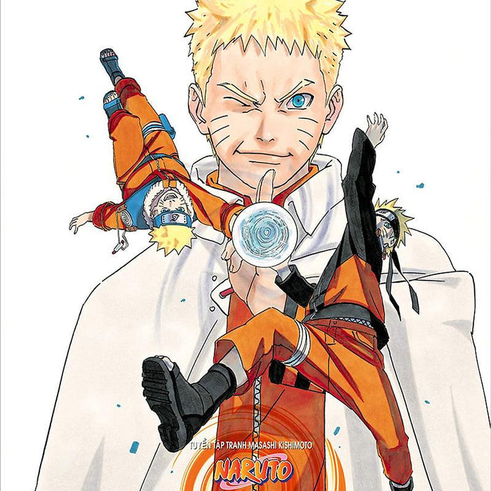 Kim Đồng - Tuyển Tập Tranh Masashi Kishimoto - Uzumaki Naruto - Naruto Artbook (Tặng Kèm Poster Gập & Bảng Sticker)