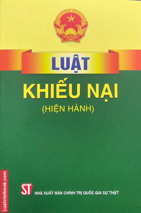 Luật Khiếu Nại ( Hiện Hành )