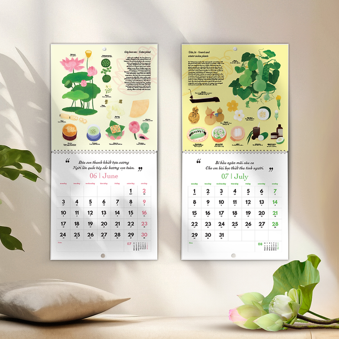 Lịch Treo Tường 2024 Sdstationery Cây Trái Xứ Mình – The Plants Of Our Land | Thiên Nhiên, Văn Hóa Việt Nam