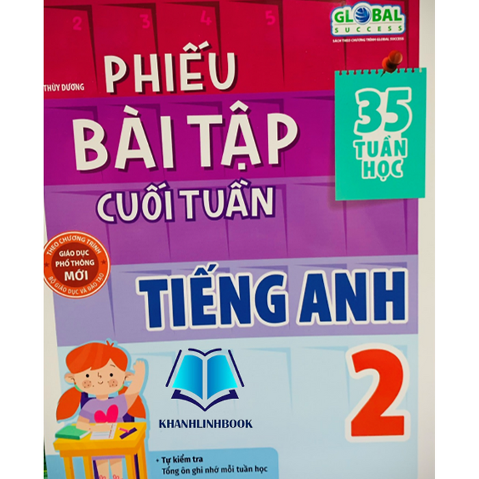 Sách - Phiếu Bài Tập Cuối Tuần Tiếng Anh Lớp 2 (Mg)