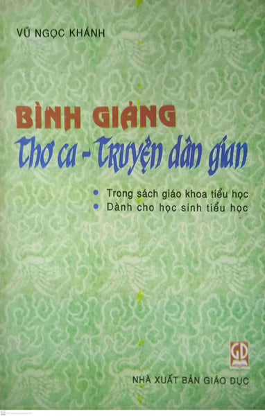 Bình Giảng Thơ Ca-Truyện Dân Gian