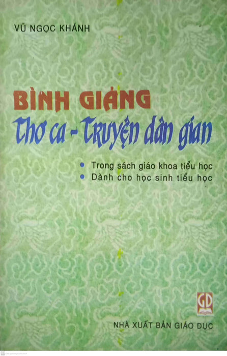 Bình Giảng Thơ Ca-Truyện Dân Gian