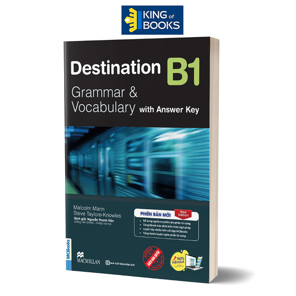 Destination B1 Grammar And Vocabulary Kèm Đáp Án