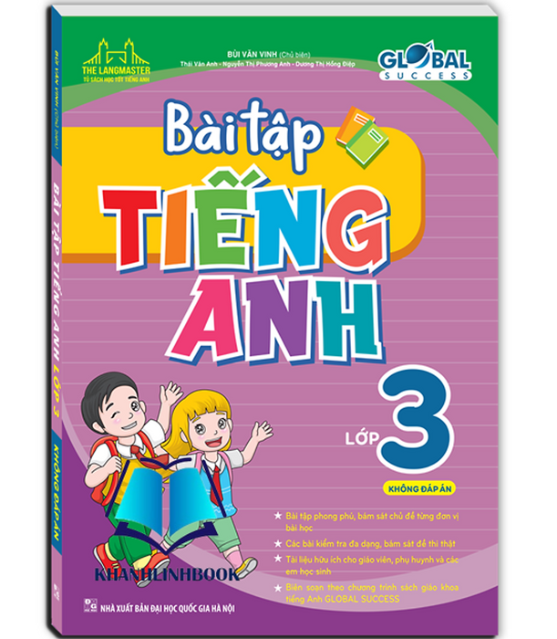 Sách - Global Success - Bài Tập Tiếng Anh Lớp 3 (Không Dáp Án )