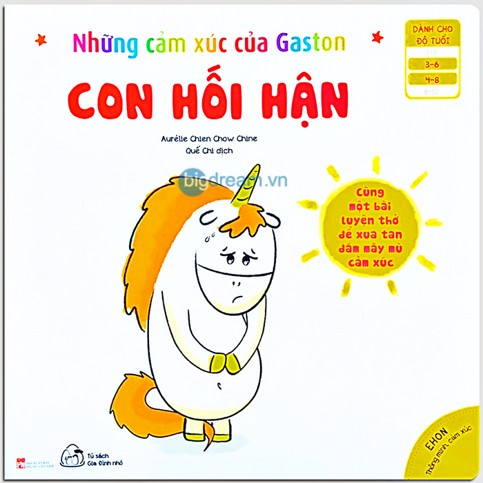 Con Hối Hận - Ehon Cho Bé Phát Triển Trí Thông Minh Cảm Xúc Eq 3- 8 Tuổi - Những Cảm Xúc Của Gaston