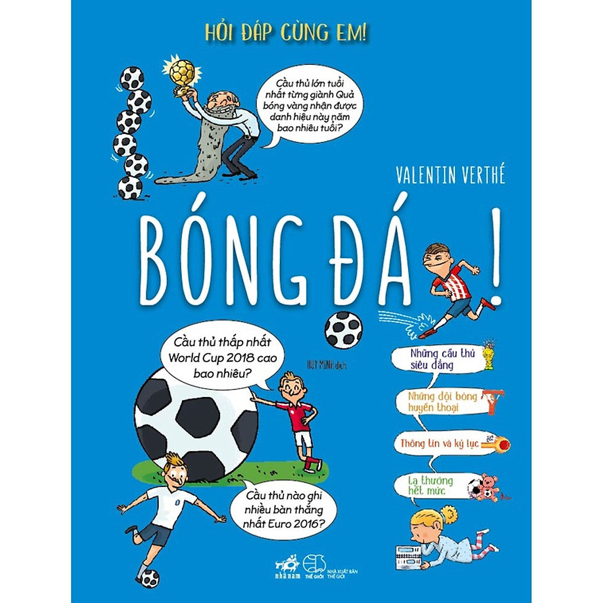 Sách - Hỏi Đáp Cùng Em - Bóng Đá - Nhã Nam Official