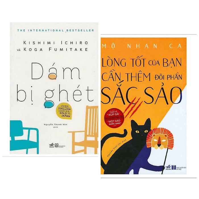 Combo Sách Văn Học Hay:  Dám Bị Ghét + Lòng Tốt Của Bạn Cần Thêm Đôi Phần Sắc Sảo - (Cuốn Sách Tạo Động Lực Cho Bạn / Tặng Kèm Bookmark Greenlife)