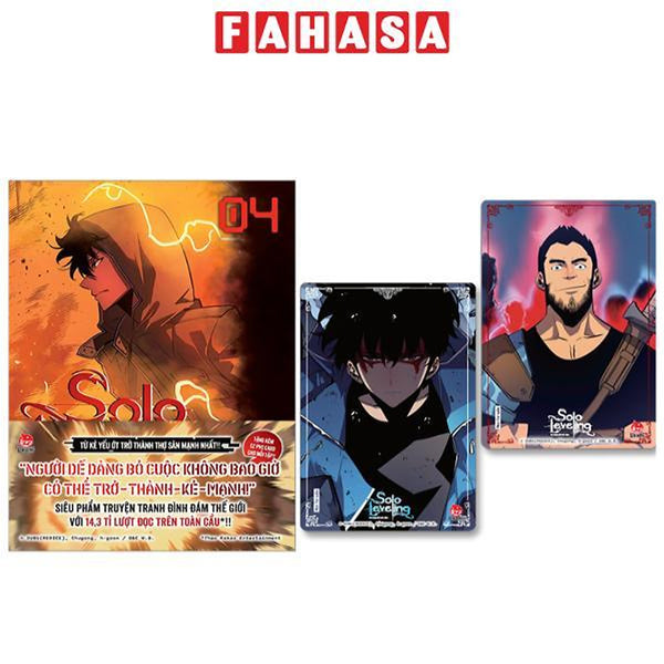Solo Leveling - Tôi Thăng Cấp Một Mình - Tập 4 - Tặng Kèm Obi + 2 Pvc Card