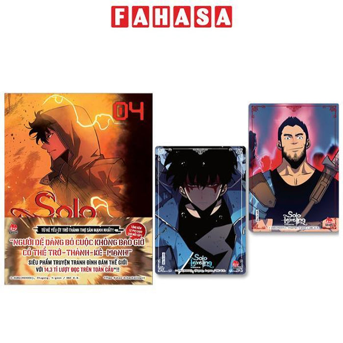 Solo Leveling - Tôi Thăng Cấp Một Mình - Tập 4 - Tặng Kèm Obi + 2 Pvc Card