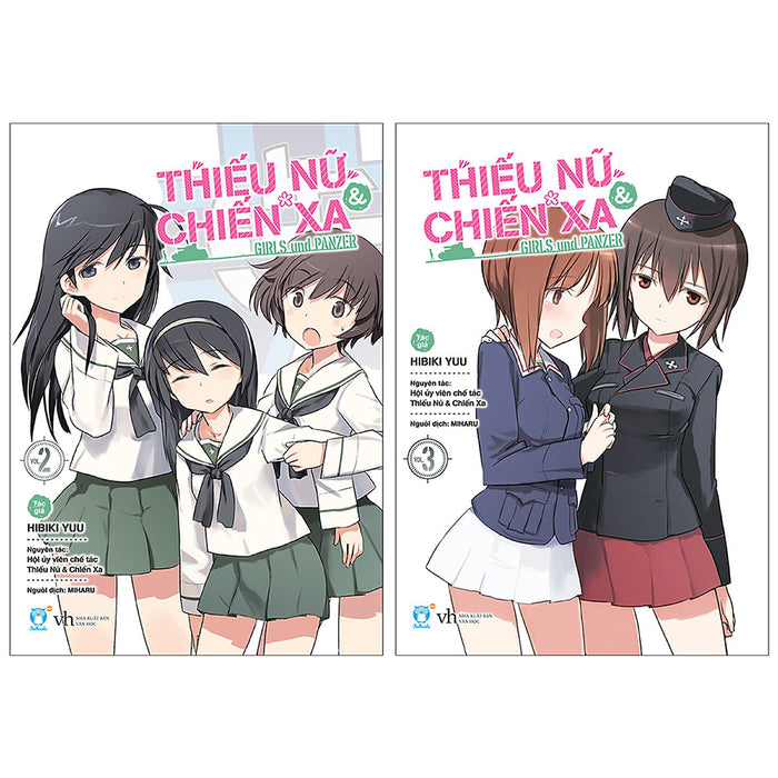 Combo Thiếu Nữ & Chiến Xa - Tập 2 + 3 (Tặng Kèm: 4 Postcard, 5 Bookmak )