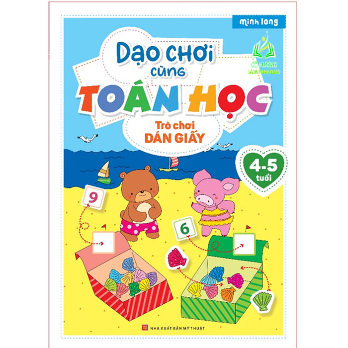 Sách - Dạo Chơi Cùng Toán Học - Trò Chơi Dán Giấy (4-5 Tuổi) (Ml)