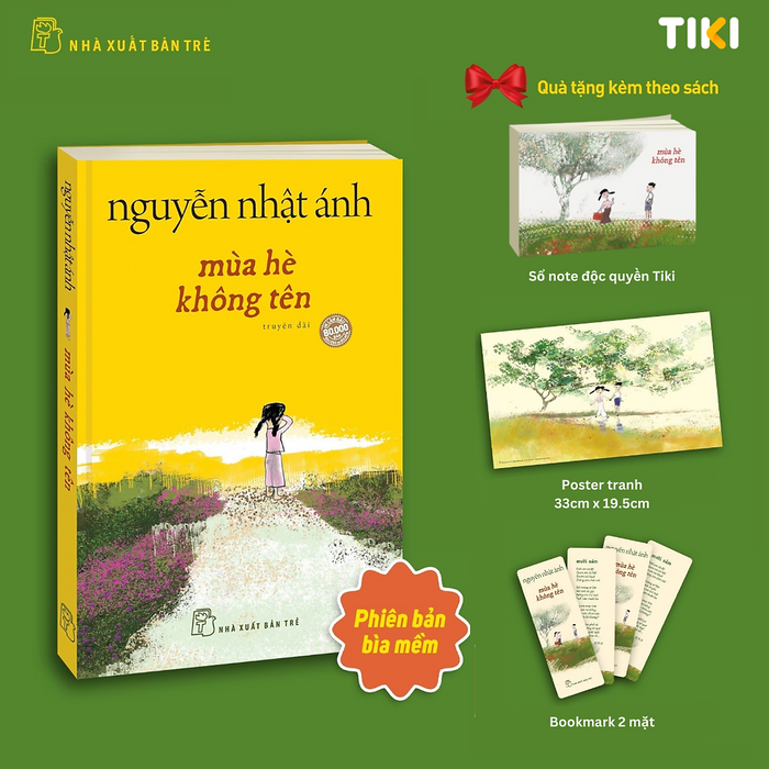 Mùa Hè Không Tên (Nguyễn Nhật Ánh) - Tặng Kèm Bookmark, Tranh Màu, Sổ Note Cho Cả 2 Phiên Bản - Tặng Thêm Ngẫu Nhiên 1 Trong 2 Lót Ly Cho Bản Bìa Cứng