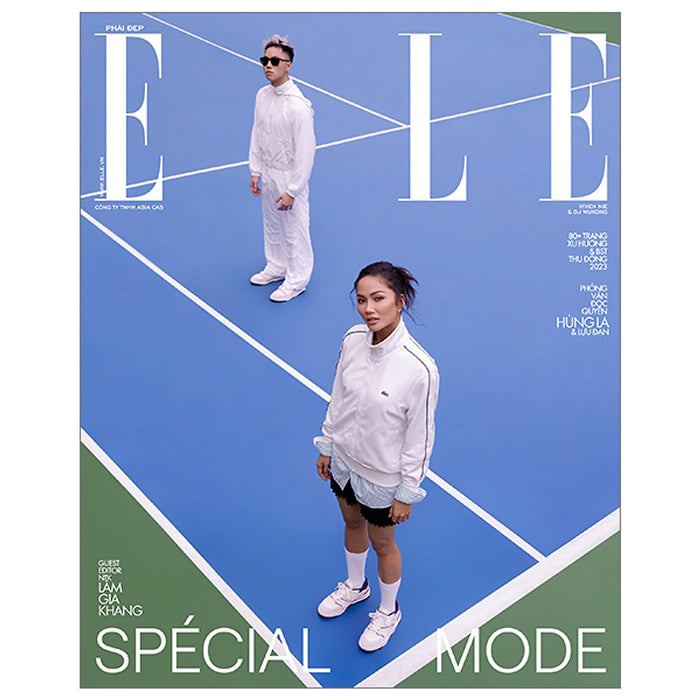 Tạp Chí Phái Đẹp Elle Tháng 9/2023 - Spécial Mode - Bìa 3 - H'Hen Niê & Dj Wukong