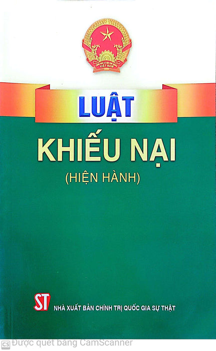 Luật Khiếu Nại (Hiện Hành)