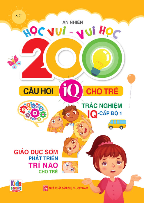 200 Câu Hỏi Iq Cho Trẻ Cấp Độ 1 _Vt