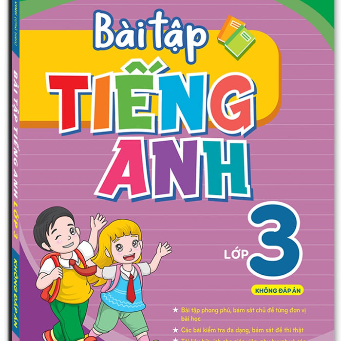 The Langmaster - Bài Tập Tiếng Anh Lớp 3 (Không Đáp Án) - Global Success _Mt