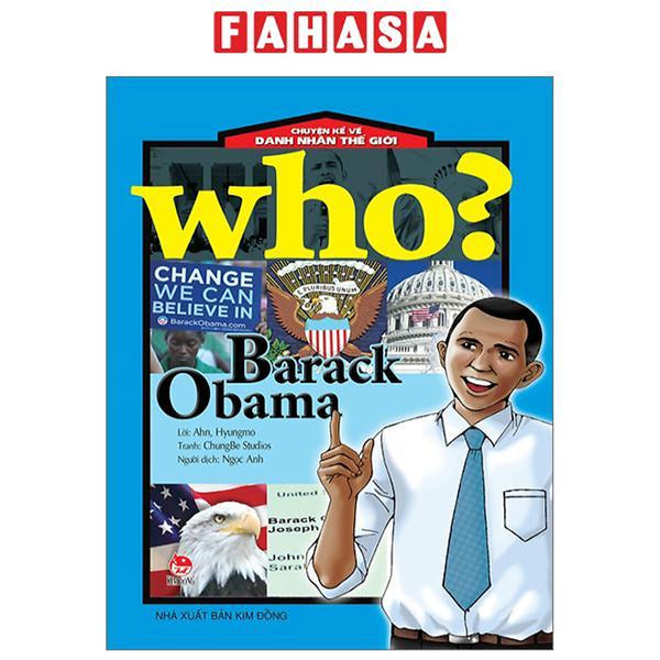 Who? Chuyện Kể Về Danh Nhân Thế Giới - Barack Obama (Tái Bản 2023)