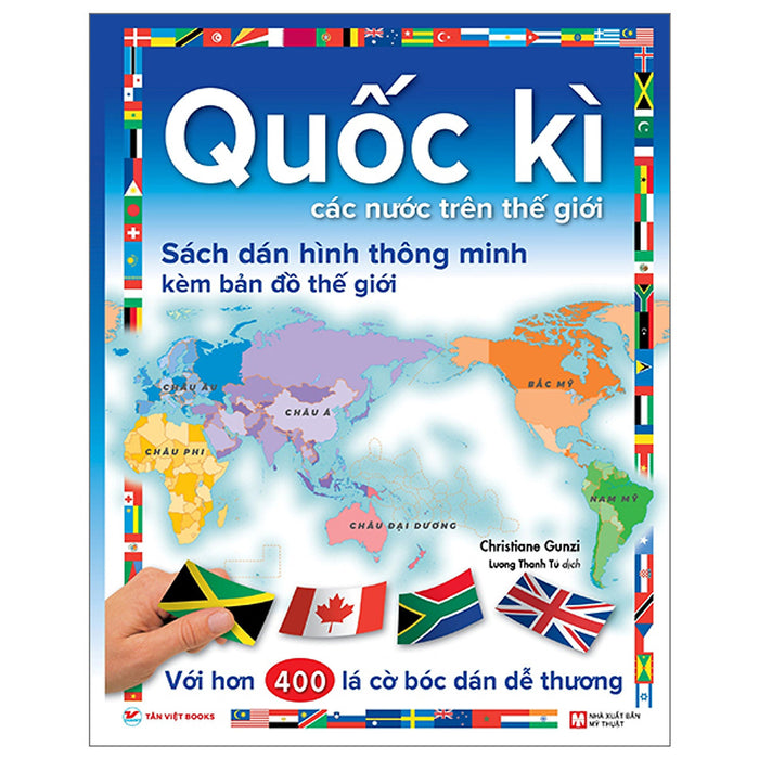 Sách Dán Hình Thông Minh - Quốc Kì Các Nước Trên Thế Giới