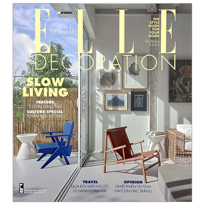 Tạp Chí Elle Decoration Tháng 9/2023 - Slow Living
