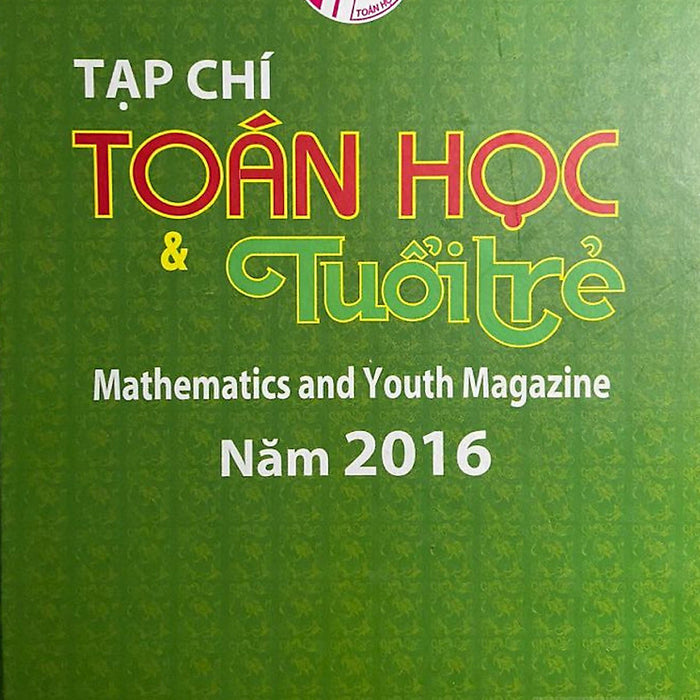 Tạp Chí Toán Học Và Tuổi Trẻ 2016