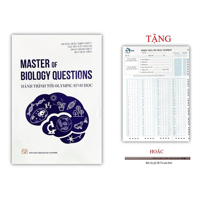 Sách Master Of Biology Questions - Hành Trình Tới Olympic Sinh Học (Moon)