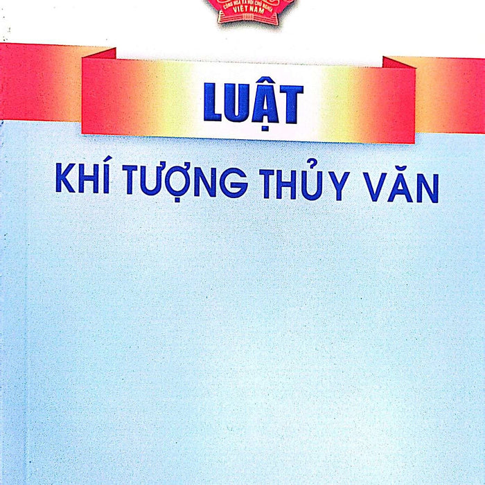 Luật Khí Tượng Thủy Văn