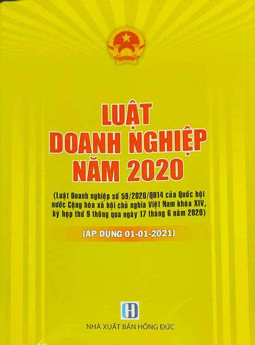 Luật Doanh Nghiệp Năm 2020 (Áp Dụng 01-01-2021)